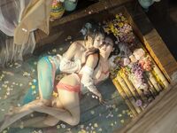 極品雙模網紅美少女火辣出鏡▌雲溪溪x奶桃▌古裝浴池嬉戲 性感肚兜誘人乳暈 濕身誘惑超寫實古代風