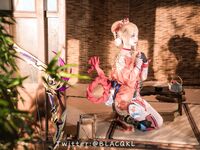 萌新推特00後露臉美少女▌白莉愛吃巧克力▌超美畫風Cos原神宵宮 可愛小蘿莉 三點全露又粉又嫩