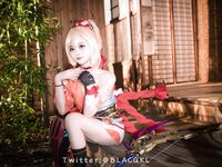 萌新推特00後露臉美少女▌白莉愛吃巧克力▌超美畫風Cos原神宵宮 可愛小蘿莉 三點全露又粉又嫩