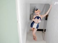 極品JVID飢渴難耐空姐誘惑▌小辣醬 ▌超狂尺度欣賞白虎嫩鮑 圓碩玉乳性感蓓蕾