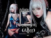 高端ACG業界女神爆機少女▌喵小吉▌Fatel Stay night黑呆 盡情欣賞嬌艷肉體