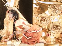 高端ACG業界極品女神爆機少女▌喵小吉▌雙子 天竺少女 猶如墮落在凡間的仙女無可挑剔