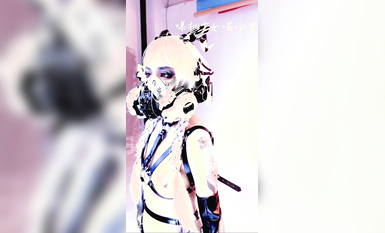 高端ACG业界女神爆机少女▌喵小吉▌巅峰金属大作《赛博朋克·超梦》壁纸党典藏必备 每期都是精品 (1)