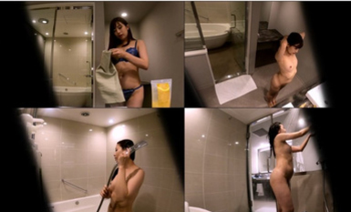 【浴室TP】外站盗摄 多角度偷窥记录 位极品美少女全裸洗澡换衣服 (2)