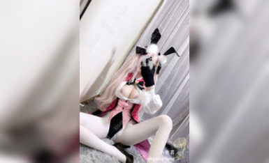 粉嫩蘿莉@小青茗之玉藻前兔女郎 (2)