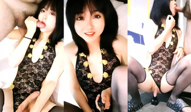 前方高能預警！極品清純大眼睛直男必愛頂流TS【小安】露臉私拍 車震野戰裸奔喝尿吃精碉堡了 (2)