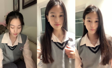 半糖【露儿妹妹】校花级可爱女神：超美身材展示凸点，制服扒衣露奶，翘臀诱惑（3）