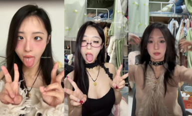 抖音10w粉反差網紅@灌湯飽飽 阿嘿顏尺度視頻合集（1）