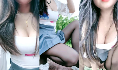 野戰達人@戶外大胸妹 戴著跳蛋踏青肉搏福利秀 (2)