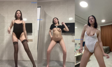 青春無敵 抖音風人氣極品身材網紅女神【小西西】新年大禮包，逆天大長腿節奏裸舞正反對比
