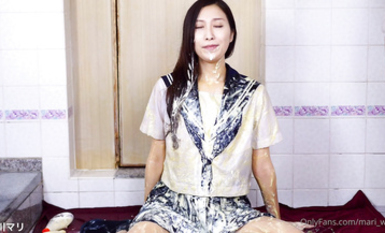 【輕度獵奇】高顏值日本氣質素人少婦「mari wam」OF露臉私拍 反差美人妻沉淪精液地獄【第八彈】 (13)