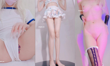 嫩妹控必備！推特貧乳粉穴【軟甜糯米滋】道具紫薇裸舞嗲聲騷叫 福利姬小母狗帶爸爸上高速 大尺度私拍 (1)