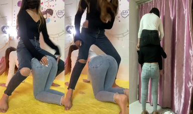 獵奇閨蜜互相淫語羞辱調教，舔腳 鑽襠 玩的就是反差，表面一本正經的端莊優雅女神 私下就是個下賤反差母狗