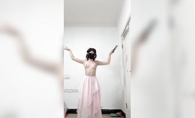 一字馬白虎舞姬@大胖 古風抖音風裸舞合集 第二彈 (13)