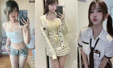 抖音反差女神『宥子oct9』最新定製道具自慰，風騷氣質高挑身材男人看了就想侵犯 窮人女神富人玩物精盆 (5)