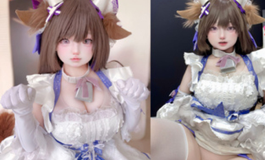 【2025年新品】天生蘿莉體合法嫩妹，COS博主【cocacla2002】露臉福利，自慰騎乘後入內射，小母狗屬性拉滿 (2)