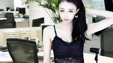 網易CC騷主播【白妖妖】單口相聲【白秘書升職記】2K原版畫質，自導自演，大膽口嗨，勾引老闆，道具自慰 (7)