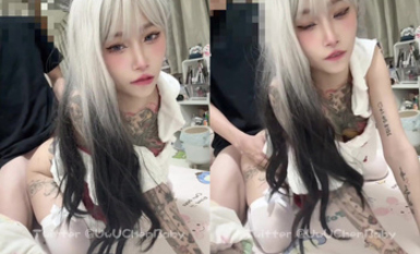 符文戰士阿璃Ahri被按在椅子上後入翹臀 纖纖美腿玲瓏身段勁爆完美身材，軟糯滾燙蜜道操到腿軟 (3)